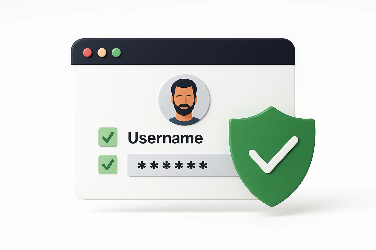 Illustration - quick free sign-up for Qwerty digital card